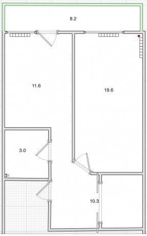 1к - квартира, 44.5 м², 2/9 эт.