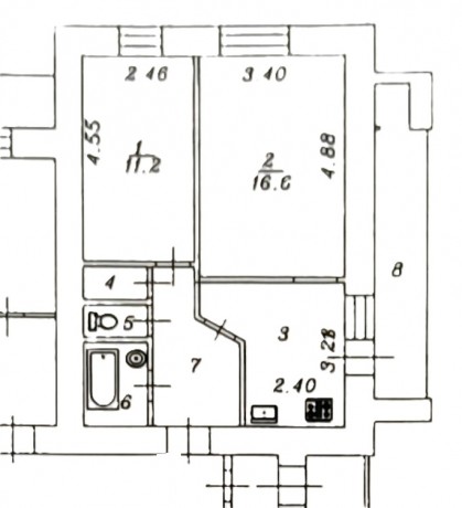 2к - квартира, 47.1 м², 5/12 эт.